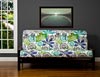 Tropical futon cover